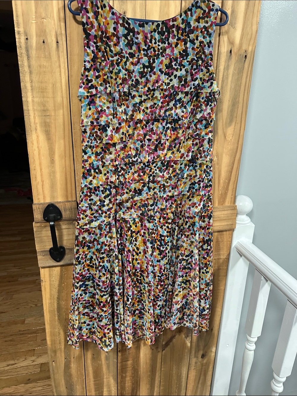 Women’s Multicolor Printed Casual Sleeveless Dress